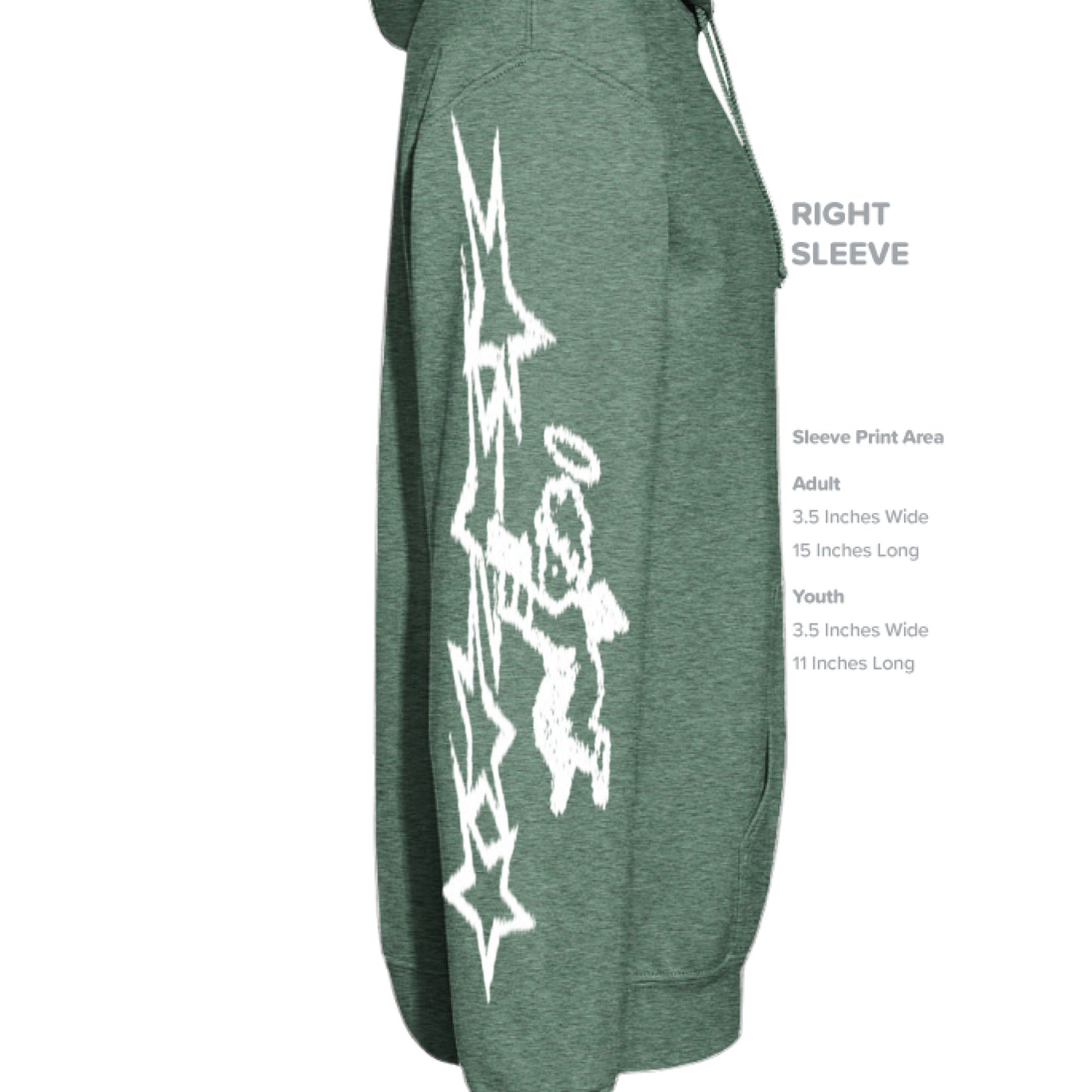 Heather Sport Dark Green - SLEEVE_RIGHT