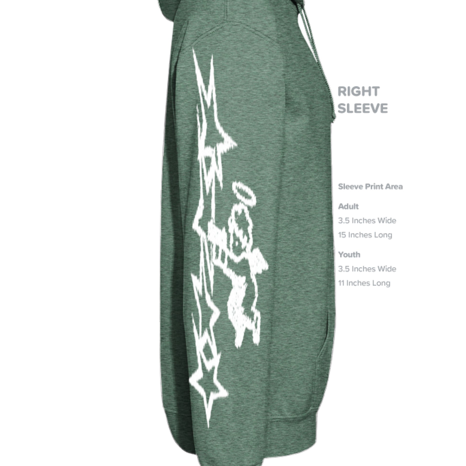 Heather Sport Dark Green - SLEEVE_RIGHT